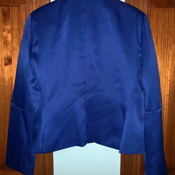 💥5/$10💥 Z Studio Blue Beaded Tank & Jacket Two-Piece Set 12 - Picture 3 of 8